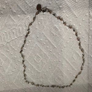 Claire's women's necklace metal mini beads 16"